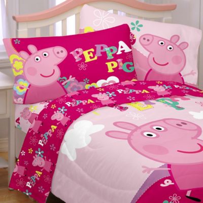 peppa pig crib set