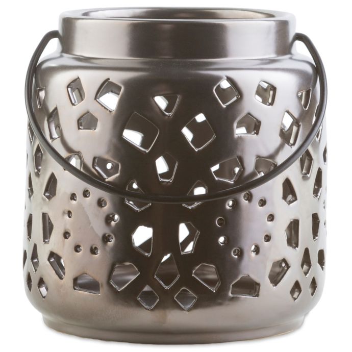 Style Statements by Surya Kimba Ceramic Tealight Lantern Bed Bath