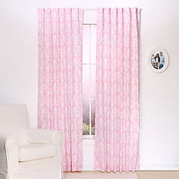 The Peanutshell™  Damask Blackout Panel Pair in Pink