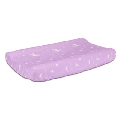 purple changing pad cover