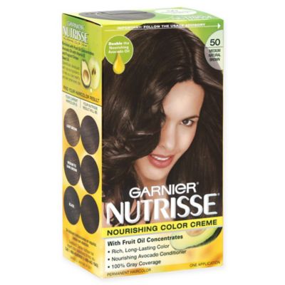 Garnier&reg; Nutrisse&reg; Nourishing Hair Color Cr&egrave;me in 50 Medium Natural Brown