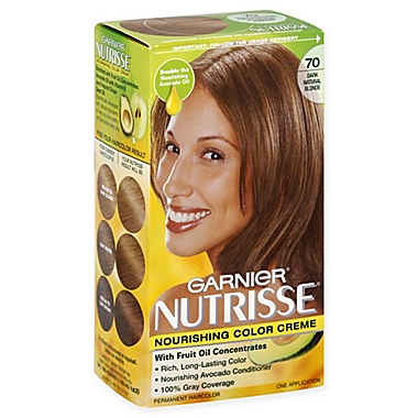 Garnier® Nutrisse® Nourishing Hair Color Crème in 70 Dark Natural Blonde |  Bed Bath & Beyond