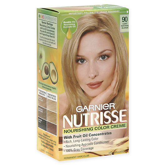 Alternate image 1 for Garnier® Nutrisse® Nourishing Hair Color Crème in 90 Light Natural Blonde