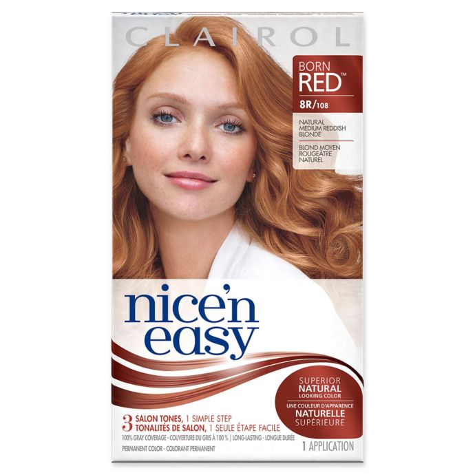 Clairol Nice N Easy Permanent Hair Color 8wr 108 Natural Reddish
