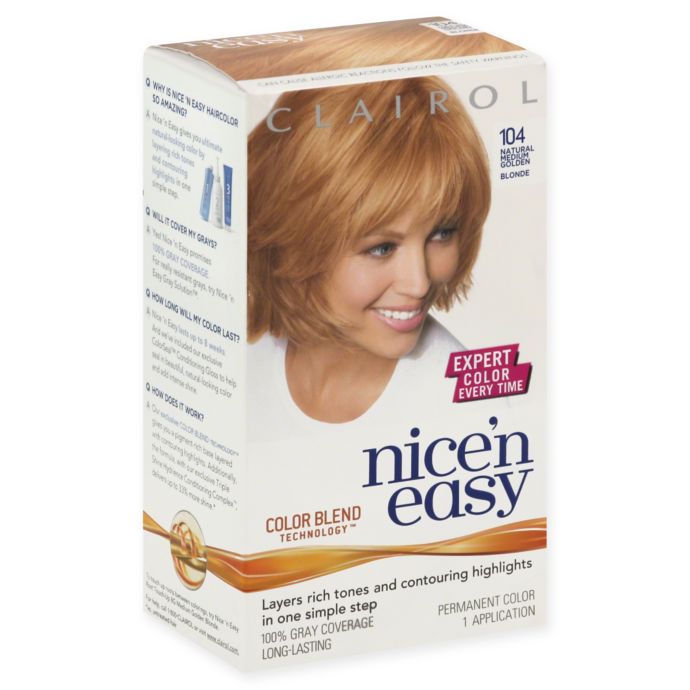 Clairol Nice N Easy Permanent Hair Color 8g 104 Natural Medium