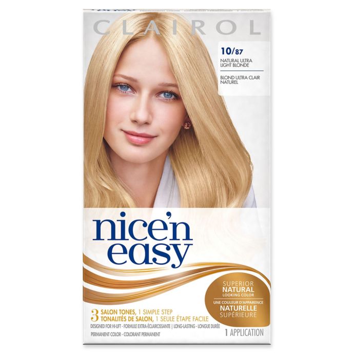 Clairol Nice N Easy Permanent Hair Color 10 87 Ultra Light