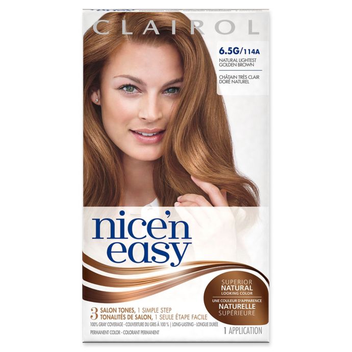 Clairol® Nice 'n Easy Permanent Hair Color 6.5G/114A Natural Lightest