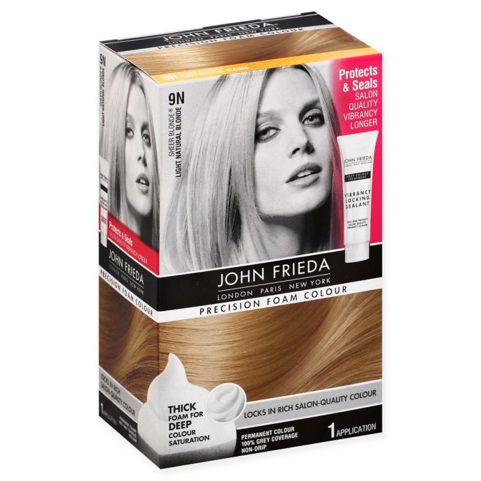 John Frieda Precision Foam Colour Sheer Blonde 9n Light Natural Blonde Bed Bath Beyond