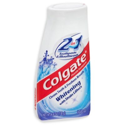 Colgate&reg; 4.6 oz. 2-in-1 Whitening Toothpaste and Mouthwash