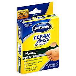 Dr. Scholl's Clear Away Wart Remover 24-Count Discs for Plantar Warts