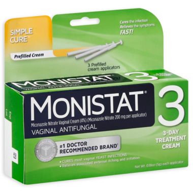 Monistat&reg; 3 Vaginal Antifungal 3-Pack Prefilled Applicator. View a larger version of this product image.