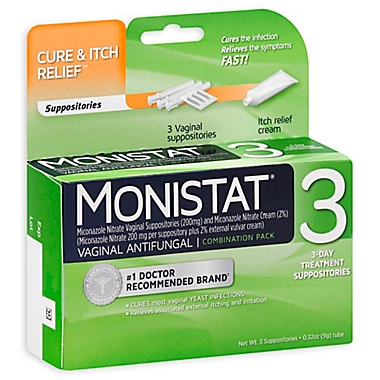 Monistat&reg; 3 Vaginal Antifungal Combination Pack. View a larger version of this product image.