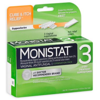 Monistat&reg; 3 Vaginal Antifungal Combination Pack. View a larger version of this product image.
