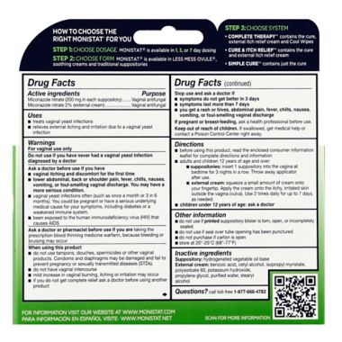 Monistat&reg; 3 Vaginal Antifungal Combination Pack. View a larger version of this product image.