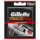 Alternate image 0 for Gillette TRAC II Plus Razor Blade Refill Cartridges 10 Count