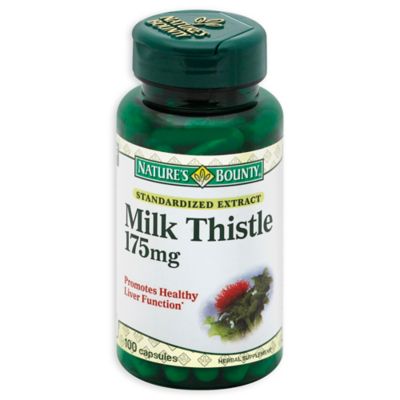 Nature&#39;s Bounty 100-Count Milk Thistle 250 mg Capsules