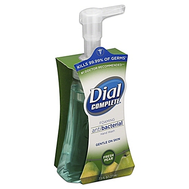 Dial Complete&reg; 7.5 oz. Foaming Antibacterial Hand Wash in Fresh Pear. View a larger version of this product image.