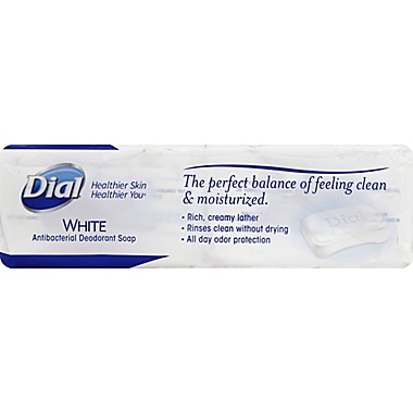 Dial® White Bar 8-Count 4 oz. Antibacterial Deodorant Soap