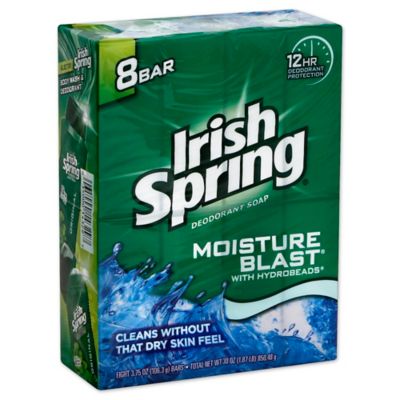 Irish Spring&reg; Moisture Blast&reg; 8-Pack Deodorant Bar Soap with Hydrobeads&reg;