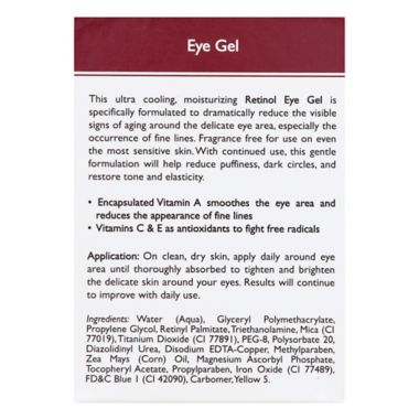 Skincare Cosmetics&reg; Retinol Vitamin-Enriched .5 oz. Eye Gel. View a larger version of this product image.
