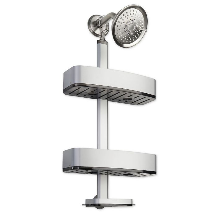 InterDesign® Rustproof Aluminum Adjustable Shower Caddy Bed Bath and