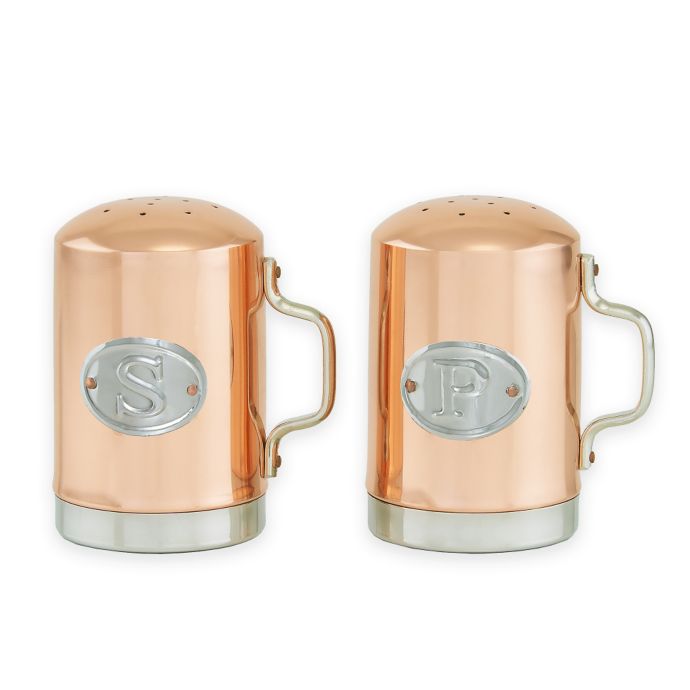 Old Dutch International Copper Stovetop Salt and Pepper