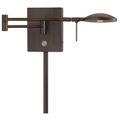 copper swing arm wall lamp