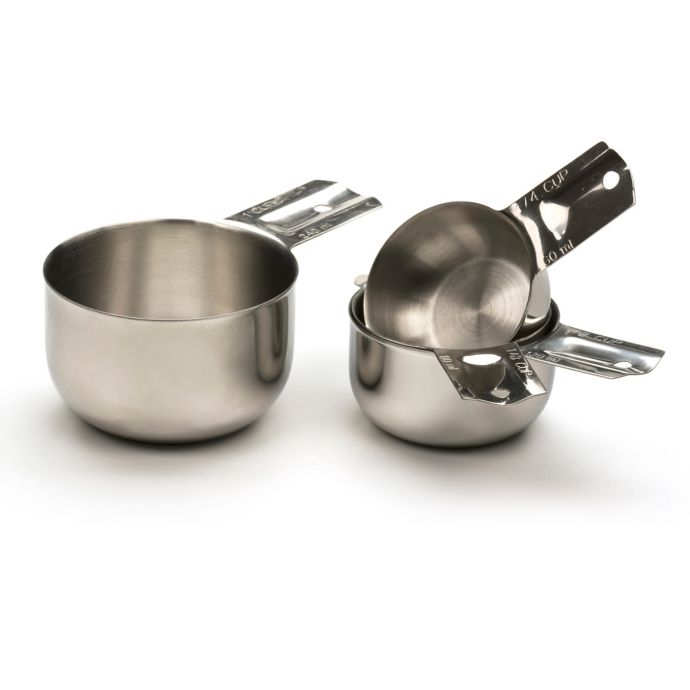 RSVP Endurance® Stainless Steel Nesting Measuring Cups (Set of 4) Bed