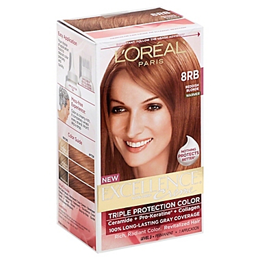 L&#39;Or&eacute;al&reg; Paris Excellence Cr&egrave;me Hair Color in 8RB Reddish Blonde. View a larger version of this product image.