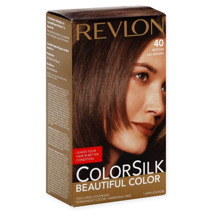 Revlon Colorsilk Beautiful Color Hair Color In 40 Medium Ash