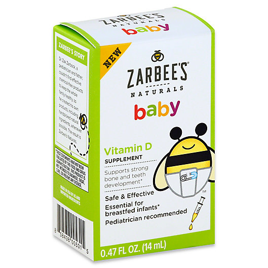 Alternate image 1 for Zarbee's® Naturals Baby .47 oz. Vitamin D Supplement