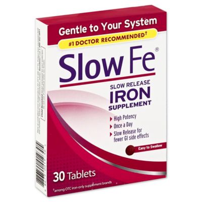 Slow Fe&reg; 30-Count Slow Release Iron Supplement