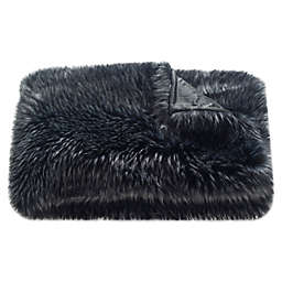 Safavieh Grizzly Throw Blanket in Midnight