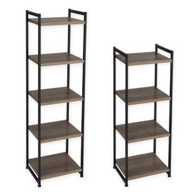 Household Essentials&reg; Ashwood Shelf Storage Tower Bookcase
