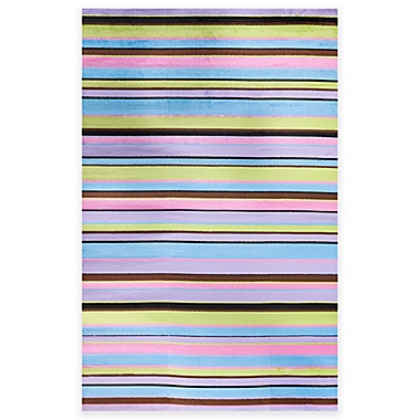 Concord Global Alisa Stripes Rug in Multicolor. View a larger version of this product image.