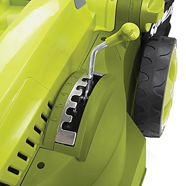 Sun Joe&reg; 15-Inch Corded Electric Lawn Mower/Mulcher in Green. View a larger version of this product image.