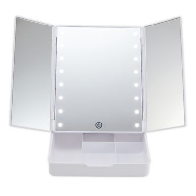 led mirror makeup case