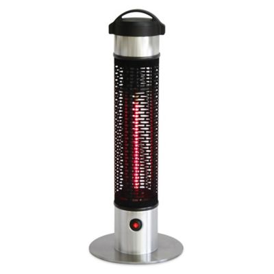 EnerG+&trade; HEA-21212 Freestanding Electric Infrared Outdoor Heater in Silver/Black