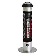 EnerG+&trade; HEA-21212 Freestanding Electric Infrared Outdoor Heater in Silver/Black
