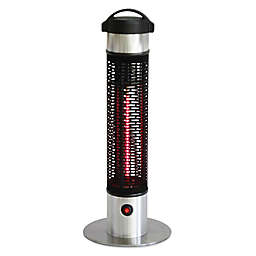 EnerG+™ HEA-21212 Freestanding Electric Infrared Outdoor Heater in Silver/Black