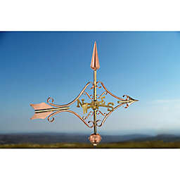 Good Directions Victorian Arrow Garden Weathervane in Polished Copper
