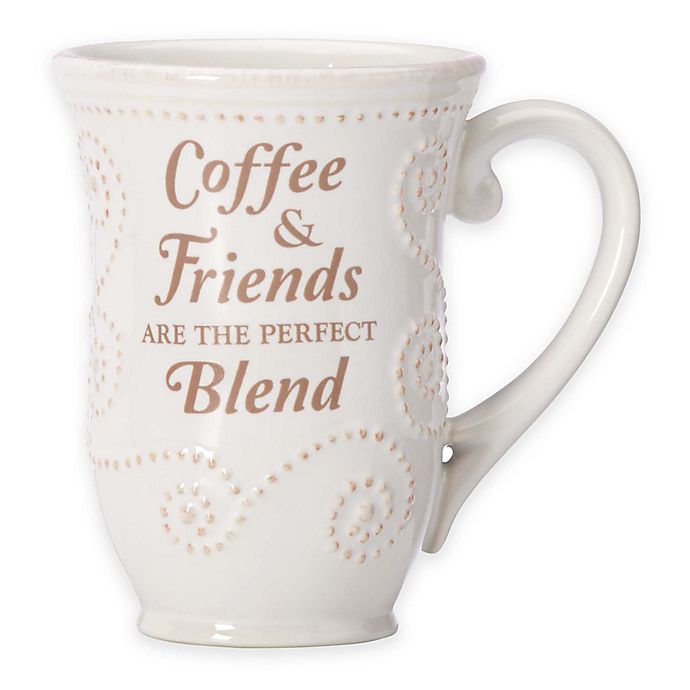 Lenox® French Perle "Coffee & Friends Are The Perfect Blend" Mug ...