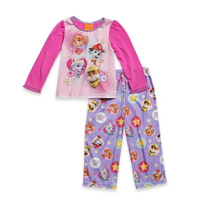 Nickelodeon Girls Toddler Girls Paw Patrol 2-Piece Pajama Set