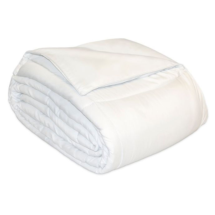 Microfiber Natural Fill Comforter in White Bed Bath and Beyond Canada