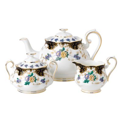 Royal Albert 100 Years 1910 Duchess 3-Piece Tea Set