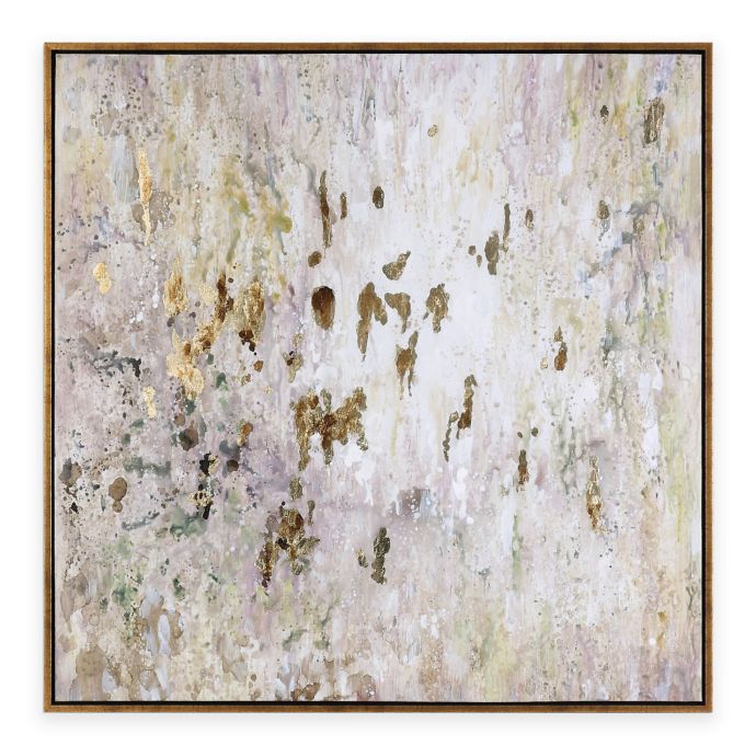 Uttermost Golden Raindrops Modern Abstract Wall Art | Bed Bath & Beyond