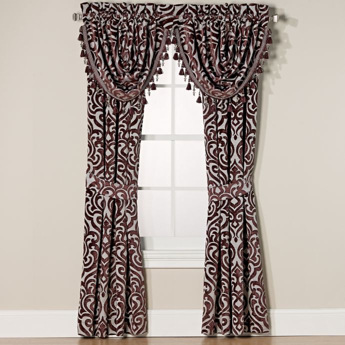J Queen New York Sicily Window Treatments In Plum Bed Bath
