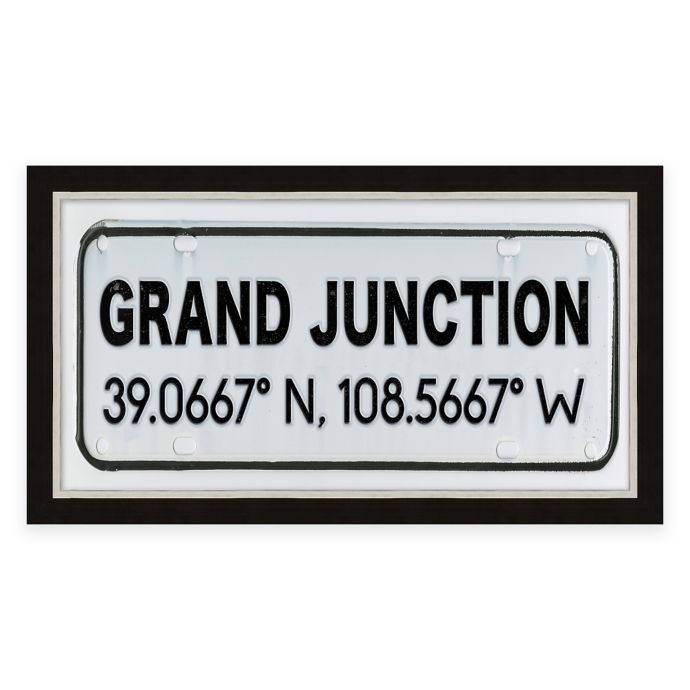Grand Junction Colorado Coordinates Framed Wall Art Bed Bath Beyond