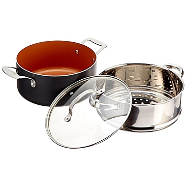 Gotham&trade; Steel Ti-Cerama&trade; Nonstick Ceramic 10-Piece Cookware Set. View a larger version of this product image.