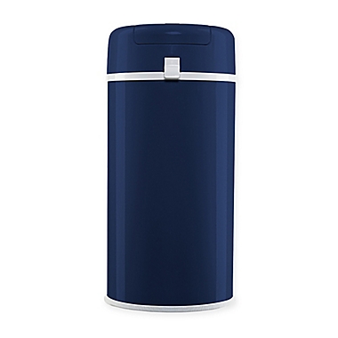 Bubula&trade; Steel Diaper Pail in Navy. View a larger version of this product image.